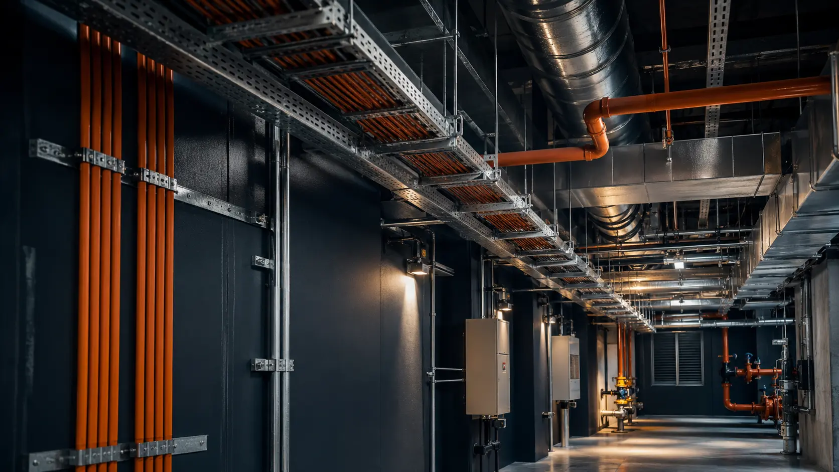 Mechanical and electrical plant room works